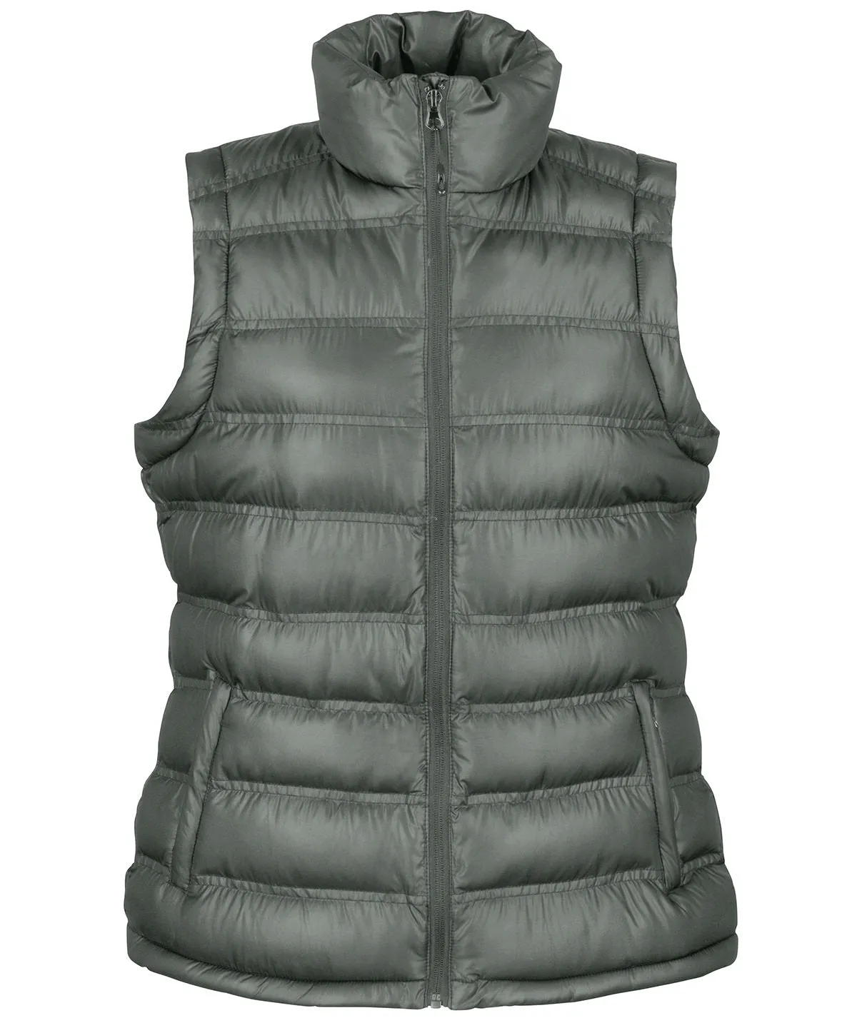 Womens ice bird padded gilet | Frost Grey